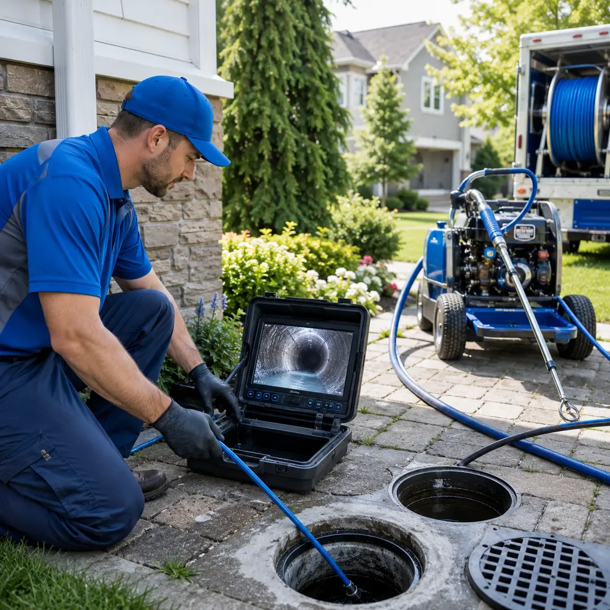 Outdoor drain cleaning professionals serving Delphi, IN